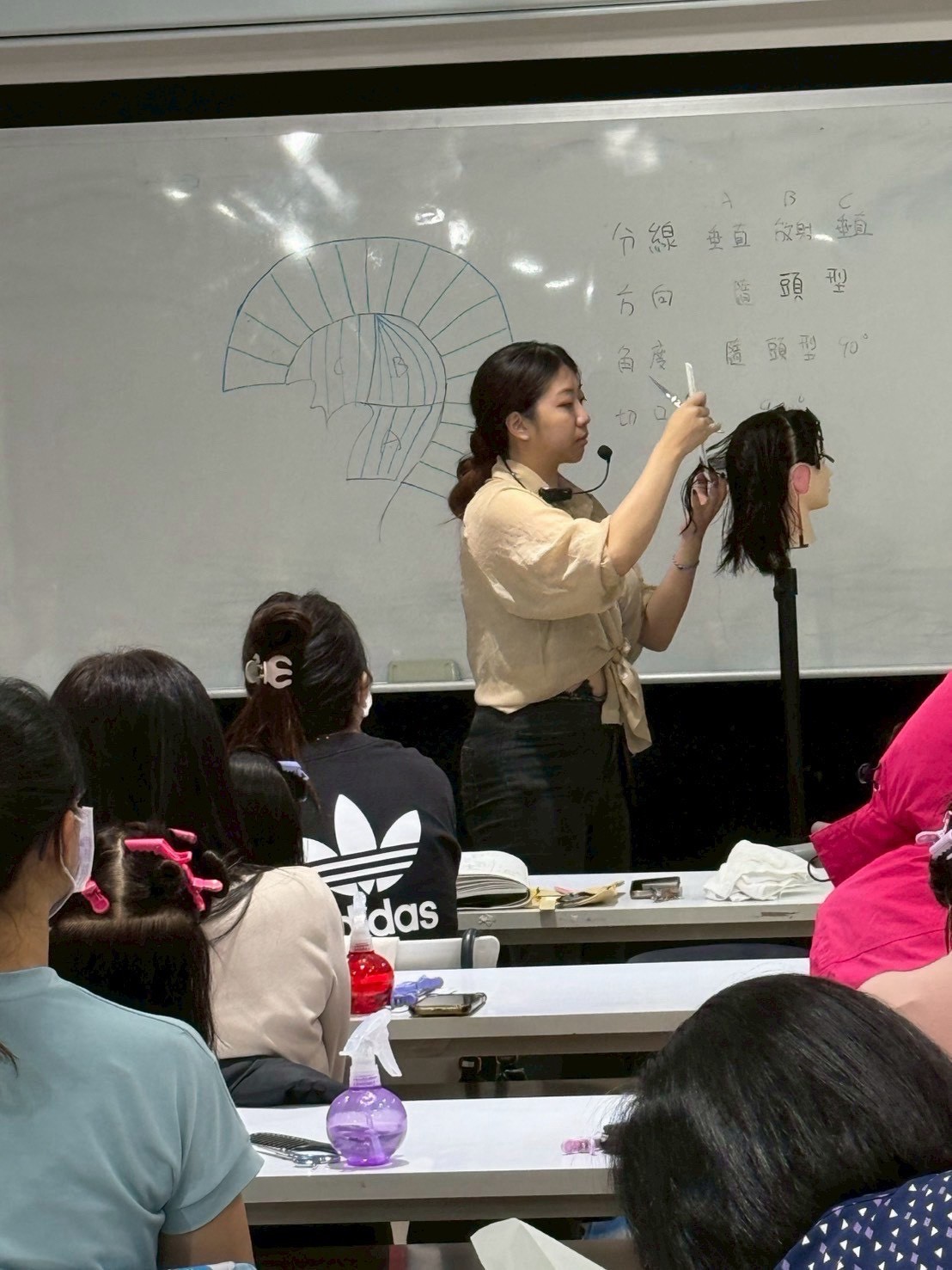 老師示範