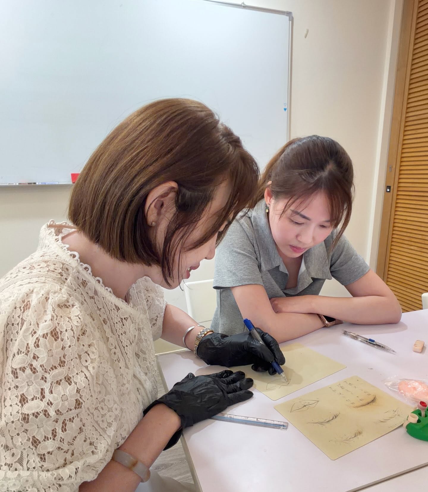 老師示範